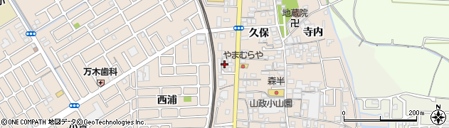 京都府宇治市小倉町久保107周辺の地図