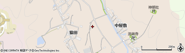 愛知県岡崎市上衣文町猿田45周辺の地図