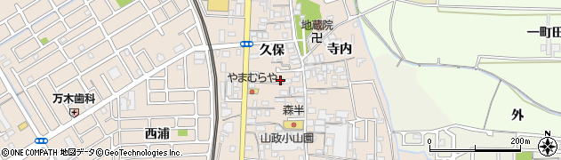 京都府宇治市小倉町久保50周辺の地図