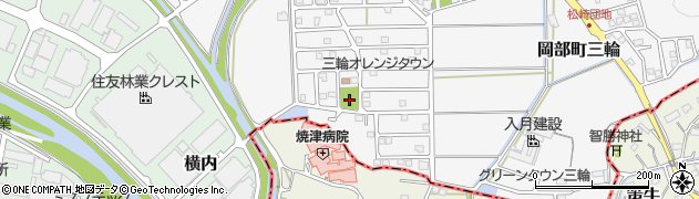 祢宜屋敷公園周辺の地図