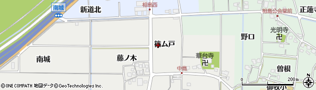 京都府久世郡久御山町中島篠ム戸周辺の地図