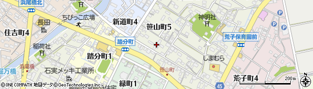 坂田クリーニング周辺の地図