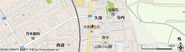 京都府宇治市小倉町久保52周辺の地図