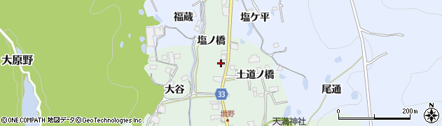 兵庫県宝塚市境野塩ノ橋56周辺の地図