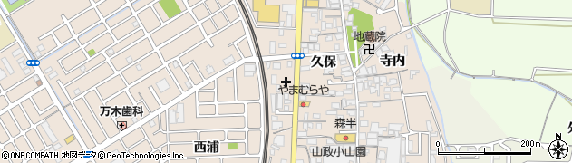 京都府宇治市小倉町久保114周辺の地図