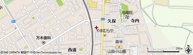 京都府宇治市小倉町久保111周辺の地図