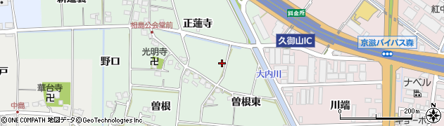 京都府久世郡久御山町相島周辺の地図