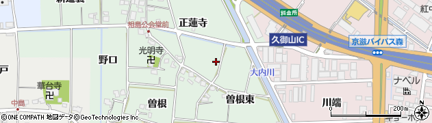 京都府久御山町（久世郡）相島周辺の地図