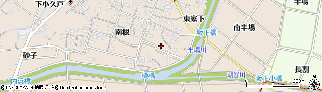 愛知県安城市根崎町南根87周辺の地図