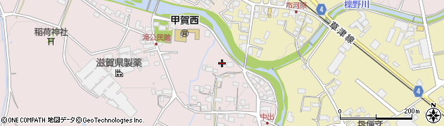 滋賀県甲賀市甲賀町滝766周辺の地図