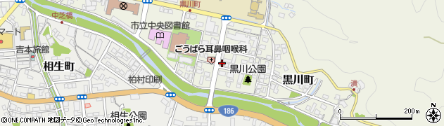浜田黒川郵便局周辺の地図