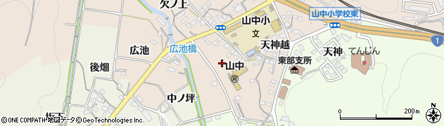 愛知県岡崎市舞木町向市場周辺の地図