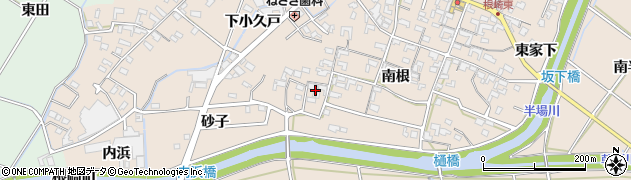 愛知県安城市根崎町南根167周辺の地図