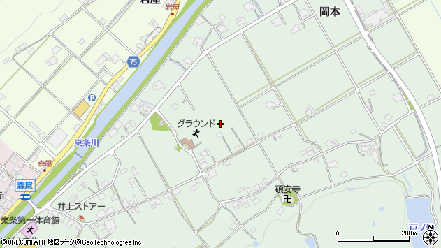〒673-1323 兵庫県加東市岡本の地図
