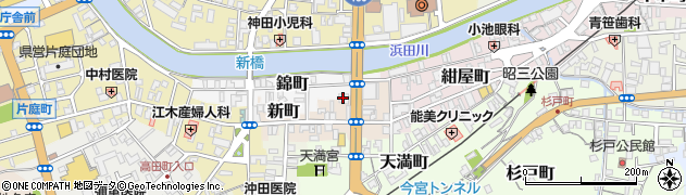 島根銀行浜田支店 ＡＴＭ周辺の地図