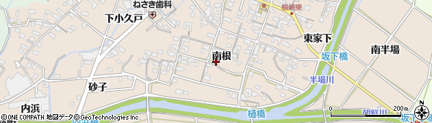 愛知県安城市根崎町南根123周辺の地図