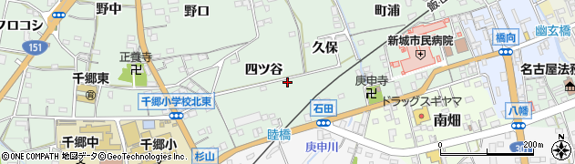 愛知県新城市杉山四ツ谷11周辺の地図