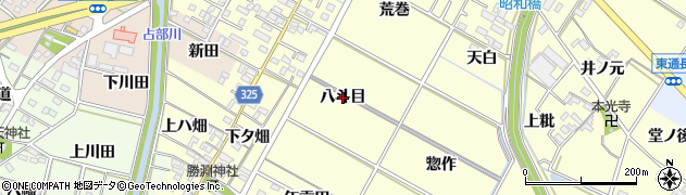 愛知県岡崎市福岡町（八斗目）周辺の地図