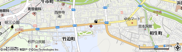 ピザリアビッグマウス浜田店周辺の地図
