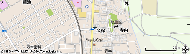 京都府宇治市小倉町久保26周辺の地図
