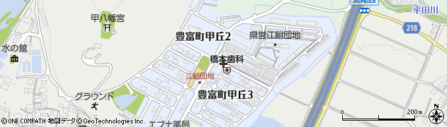 兵庫県姫路市豊富町甲丘周辺の地図
