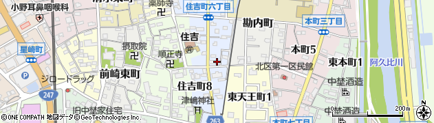 辰巳屋周辺の地図