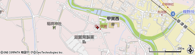 滋賀県甲賀市甲賀町滝869周辺の地図