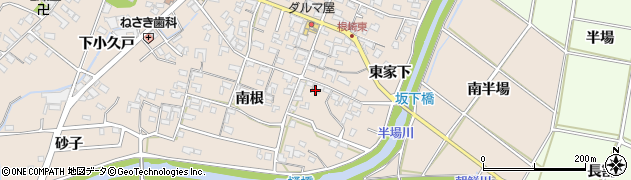 愛知県安城市根崎町南根95周辺の地図