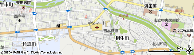 ダイソーシティパルク浜田店周辺の地図