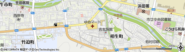 ゆめマート浜田周辺の地図
