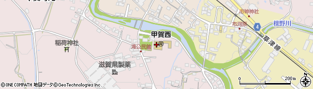 滋賀県甲賀市甲賀町滝838周辺の地図