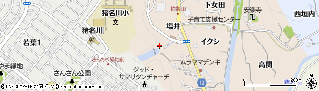兵庫県猪名川町（川辺郡）柏梨田（百町）周辺の地図