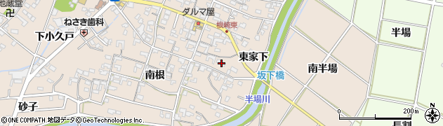 愛知県安城市根崎町南根68周辺の地図