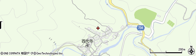 大阪府島本町（三島郡）尺代周辺の地図