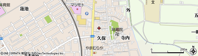 京都府宇治市小倉町久保22周辺の地図