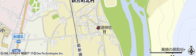 兵庫県たつの市新宮町北村313周辺の地図