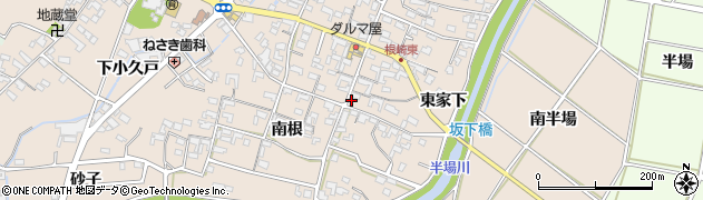 愛知県安城市根崎町南根65周辺の地図