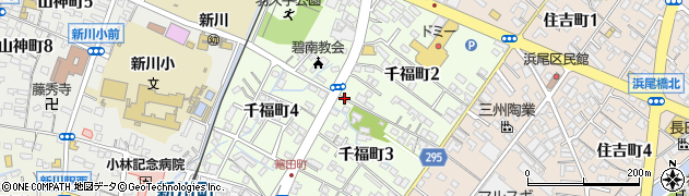 愛知県碧南市千福町周辺の地図