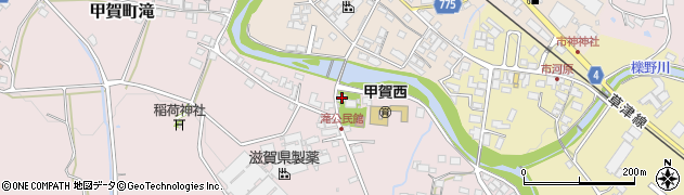 滋賀県甲賀市甲賀町滝856周辺の地図