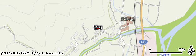 静岡県島田市福用周辺の地図