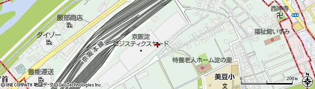 京都府京都市伏見区淀美豆町周辺の地図