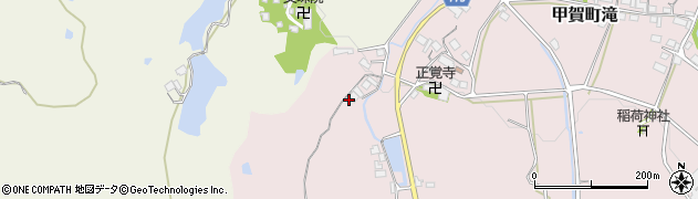 滋賀県甲賀市甲賀町滝2049周辺の地図
