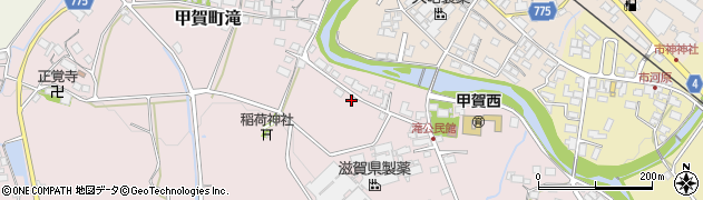 滋賀県甲賀市甲賀町滝2678周辺の地図