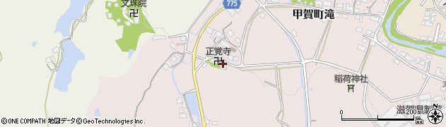 滋賀県甲賀市甲賀町滝2126周辺の地図