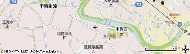 滋賀県甲賀市甲賀町滝937周辺の地図