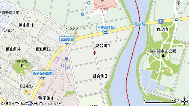 〒447-0031 愛知県碧南市見合町の地図