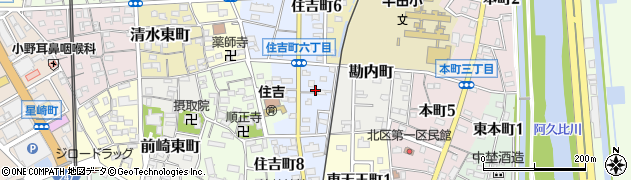 冨士五商店周辺の地図