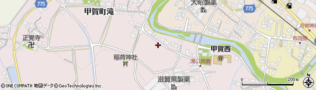 滋賀県甲賀市甲賀町滝950周辺の地図