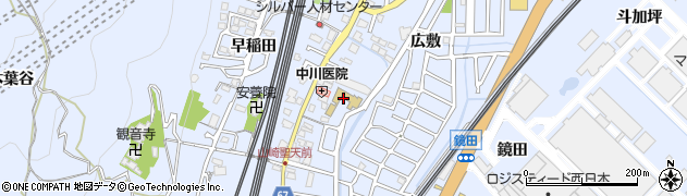 京都府大山崎町（乙訓郡）大山崎（堀尻）周辺の地図