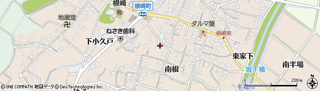 愛知県安城市根崎町南根134周辺の地図